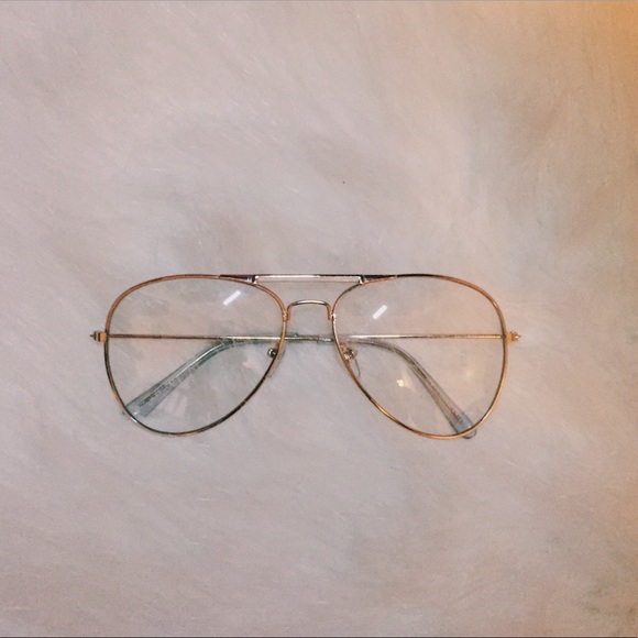 Tilly's Accessories - ☆FINAL SALE☆ tilly’s | gold clear lens glasses
